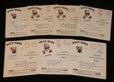 Lot de 7 "Disco-Bana"