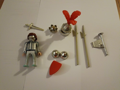 Playmobil chevalier argenté - playmobil,