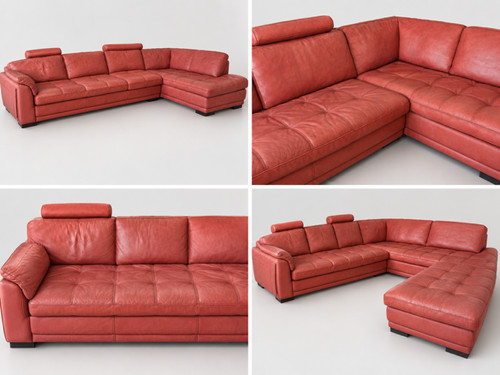 Roche bobois leather sofa - roche,