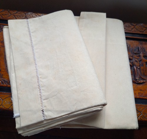 Anciens neufs paire draps - paire,