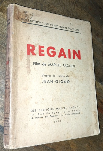 1937 regain pagnol - -,