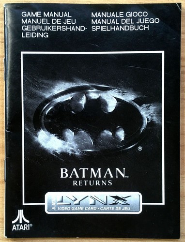 Batman returns notice - batman,