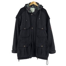 Vintage Bouviac Manteau Laine