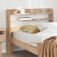 Tête de Lit avec Étagères Accessoire Meuble Chambre Bois Massif de Pin vidaXL
