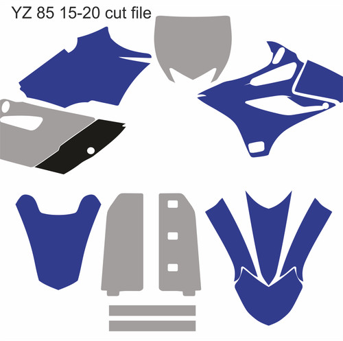 Yamaha motocross vector - motocross, mx