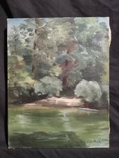 Huile sur toile début XXéme