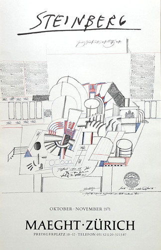 Saul steinberg affiche - saul,