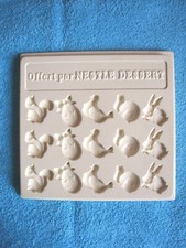 Moule PAQUES chocolat NESTLE DESSERT oeuf poule lapin escargot écureuil - RARE