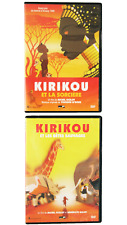 Lot 2 DVD Kirikou et la sorcière PAL français enfant 3,4,5,6,7,8,9, 10 ans