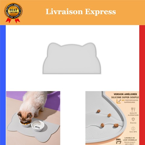 Tapis gamelle chat - chat, et