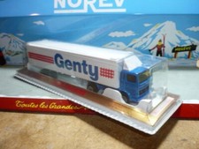 ANCIEN JOUET MAJORETTE BOITE CAMION RENAULT SEMI REMORQUE GENTY PUB SERIE 300