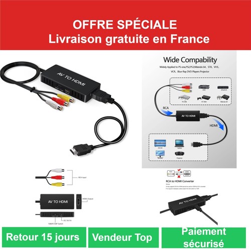 Convertisseur vers hdmi - vers,