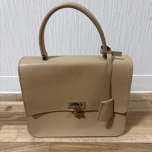 Agnes beige 2way handbag - b, &