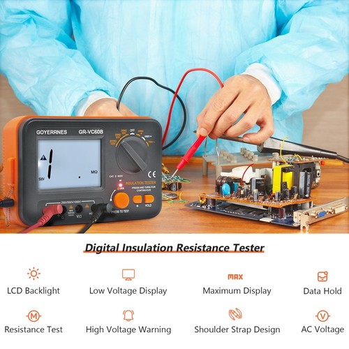 Digital megohmmeter insulation - digital,