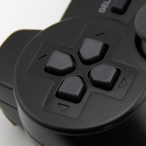 Manette noire vibrante sans - noire,