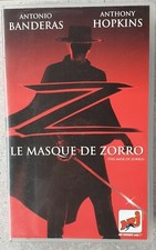 CASSETTE  VHS ***LE MASQUE DE ZORRO*** ANTONIO BANDERAS - ANTHONNY HOPKINS