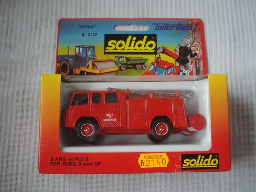 Solido pompiers 2107 - n°,