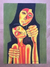 OSWALDO GUAYASAMIN Dessin sur