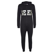 Enfants Garçons Imprimé Geek Noir et Argent A2Z Combinaison one piece Été Pyjama