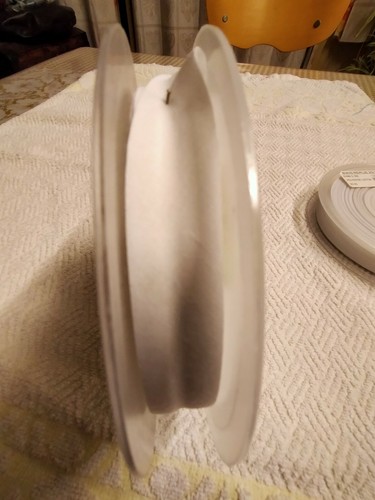 Biais blanc rouleau 25 - blanc, de