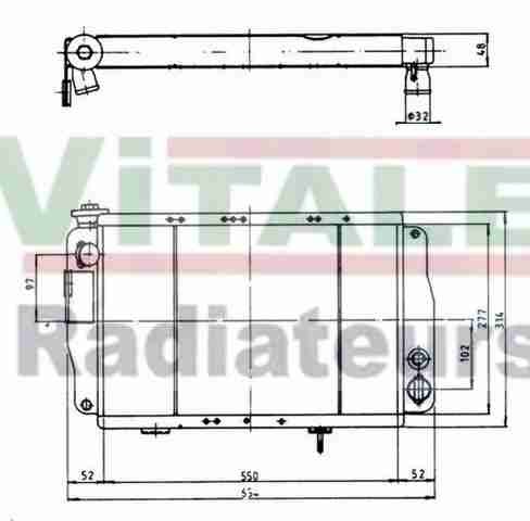 Radiateur eau renaul alpine - radiateur, 5