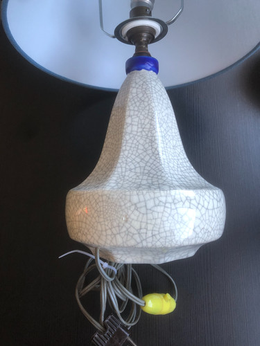 Rare lampe longwy art déco - lampe,