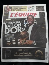 Journal L'Equipe du 23 septembre 2025 - Ousmane Dembelé Ballon d'or - PSG /...
