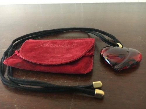 Collier rouge en cristal - rouge,