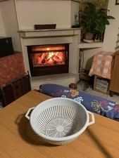 Passoire Blanc Double Manico-