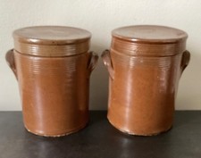 2 ANCIENS SALOIRS Petits Pots