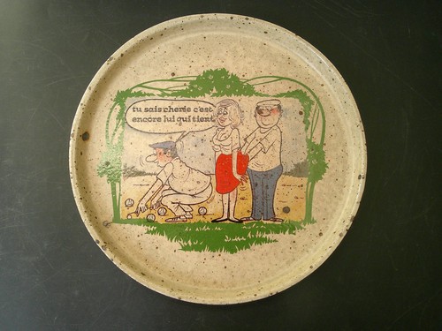 Assiette gres mouchete - gres,