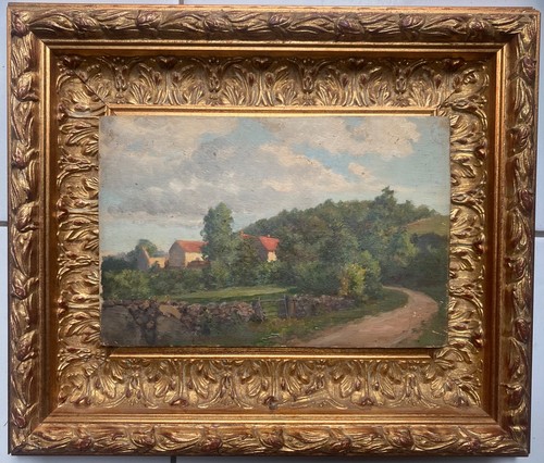 Ancien petit tableau fin - , 19e