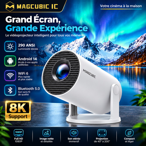 Mini vidéoprojecteur wifi6 - vidéoprojecteur,