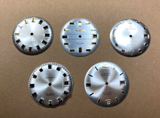 Lot de 5 Anciens Cadrans de Montre - Diamètre 30 / 31  mm - Vintage