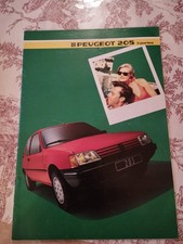 Catalogue Publicitaire Peugeot 205 /3 Portes