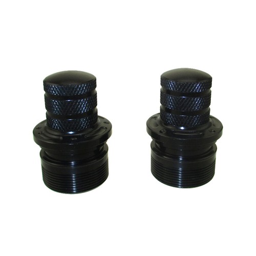 Bouchons fourche purge noirs - fourche,