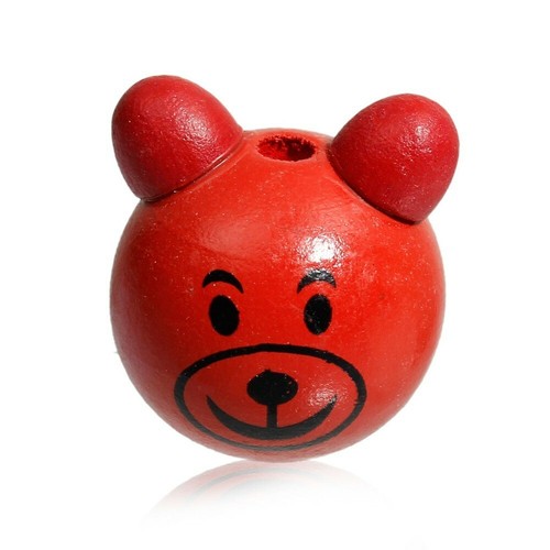 Perle ours rouge - ours,