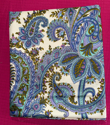 Tissu vintage coton - , glacé