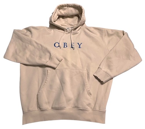 Obey heavyweight hoodie - heavyweight, cream