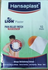 Patch de soulagement de la douleur en plâtre lion Hansaplast (Belladonna)...