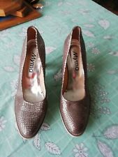 Escarpin Marron Clair Pointure 39 Marque MYMA PARIS Femme Occasion