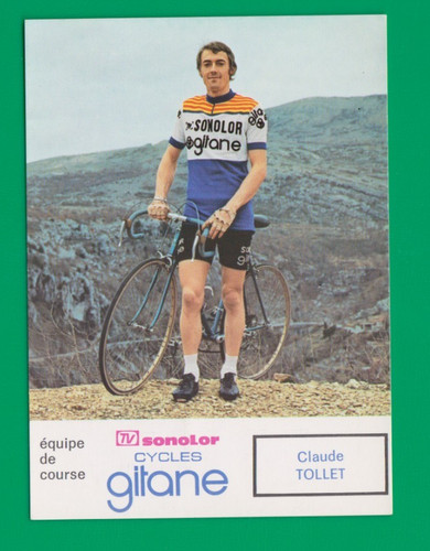 Cyclisme carte cycliste - carte, claude
