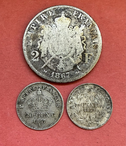 France lot monnaies argent - france,