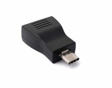Adaptateur Audio USB 3,5mm Jack Femelle vers 3.1 Type C Mâle Câble AUX en Noir