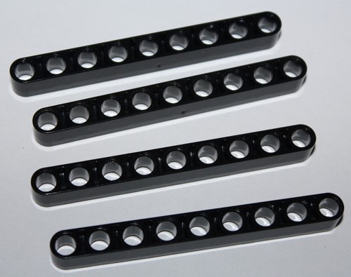 Lego technic black liftarm - technic, 1x9
