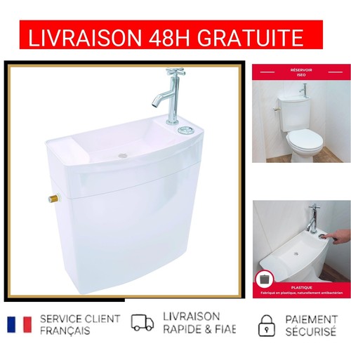 Réservoir lave mains - réservoir, wc