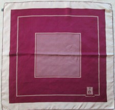 -Superbe Foulard BURBERRYS of London  soie  TBEG  vintage  Scarf  73 x 75 cm
