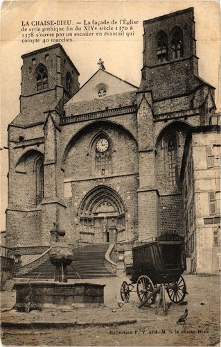 Cpa chaise dieu - cpa, chaise-dieu