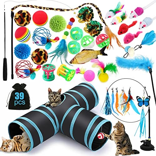39pcs jouets chat interactif - 39pcs, chat,interactif
