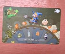 Carte de loterie Dofus version 2009 pas de numéro 